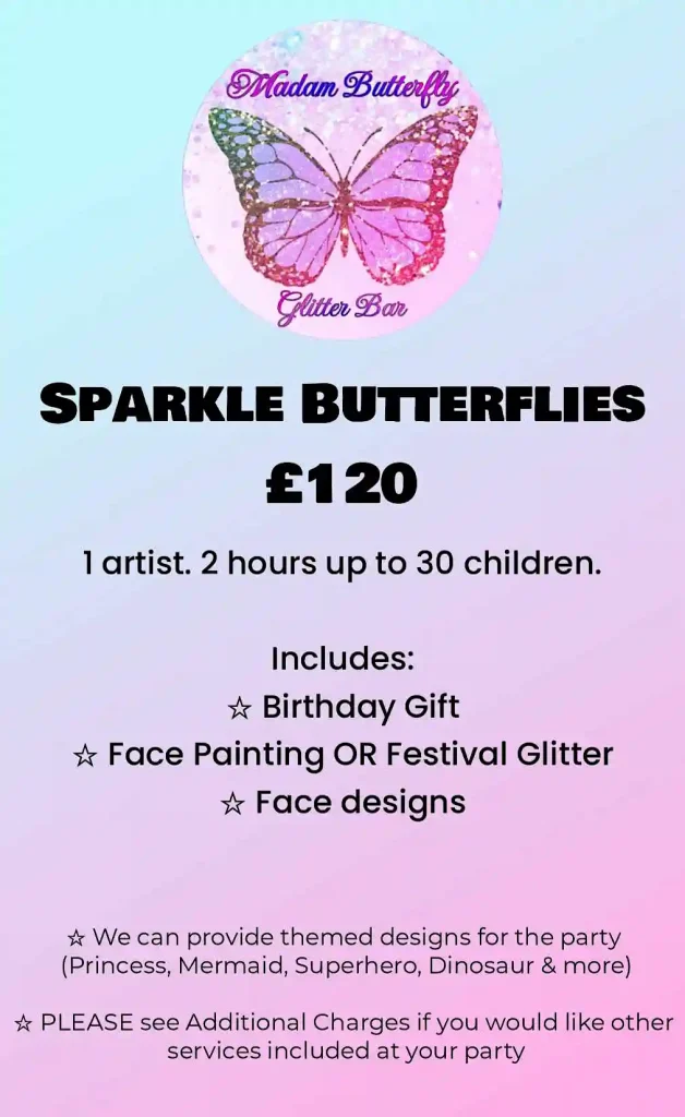 GLITTER BAR DROITWICH PACKAGES 4